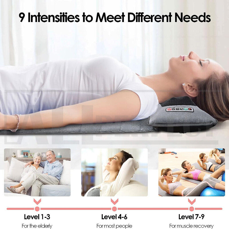 Electric Full Body Massage Mat 10 Motors Heated 45cm Width V178-66963