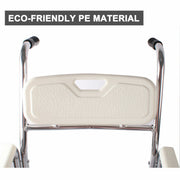 Aluminum Bedside Commode Chair 200kg Mobile Shower Toilet Wheelchair V178-66964
