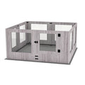 Indoor Dog Pen Tempered Glass Kennel w/ Pad V178-66969