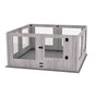 Indoor Dog Pen Tempered Glass Kennel w/ Pad V178-66969
