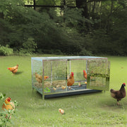 Stainless Steel Chicken Coop XL House/Coop V178-66974