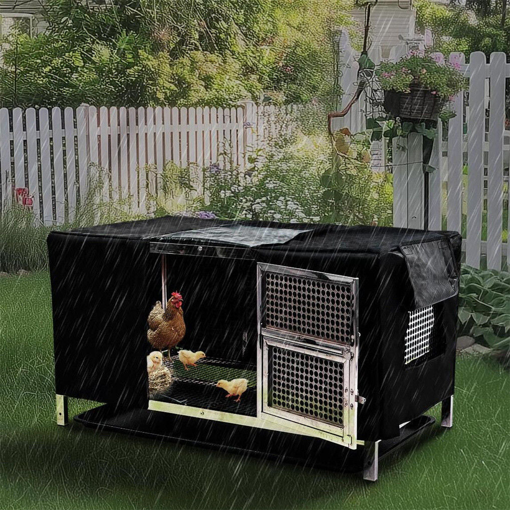 Stainless Steel Chicken Coop XL House/Coop V178-66974