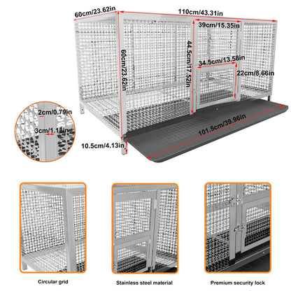 Stainless Steel Chicken Coop XL House/Coop V178-66974