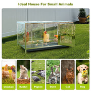 Stainless Steel Chicken Coop XL House/Coop V178-66974
