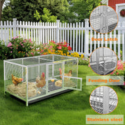Stainless Steel Chicken Coop XL House/Coop V178-66974