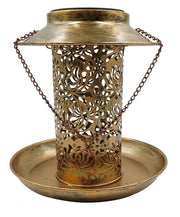 Solar Bird Seed Feeder Hanging Outdoor Garden V178-66977