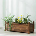 Large Raised Garden Bed Wooden Planter 90x30x33cm V178-66982