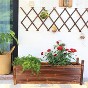 Large Raised Garden Bed Wooden Planter 90x30x33cm V178-66982