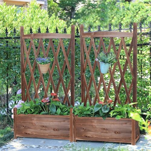 Large Raised Garden Bed Wooden Planter 90x30x33cm V178-66982