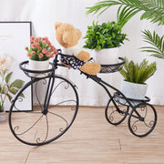 Iron Tricycle Plant Stand Pot Holder Black Solid Pattern V178-66986