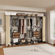 XXL Heavy Duty Wardrobe Closet w/ Shelf, Drawer & Rack V178-66999
