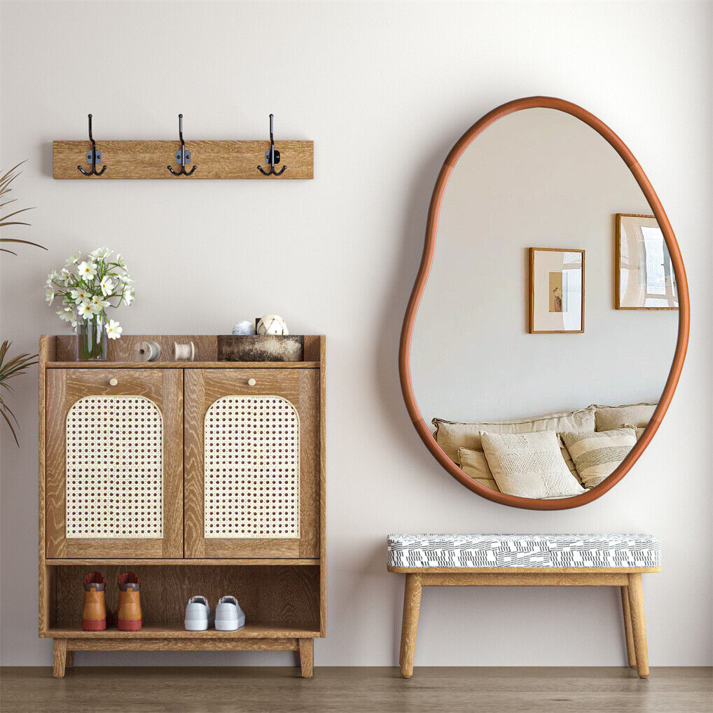 Small Art Deco Asymmetrical Wall Mirror 56x82cm V178-67004