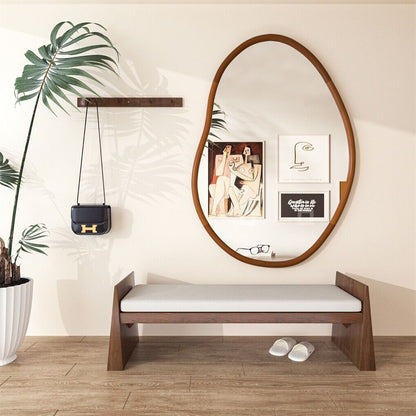 Small Art Deco Asymmetrical Wall Mirror 56x82cm V178-67004