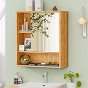 Wall Cabinet Bathroom Mirror Storage Medicine 55.5cm V178-67005