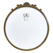 Baroque Antique Round Wall Mirror, Ornate Dcor, 90 x 94.5cm V178-67009