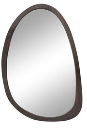 Antique Wooden Wall Mirror HD Odd Shaped Home Decor 50x70cm V178-67010
