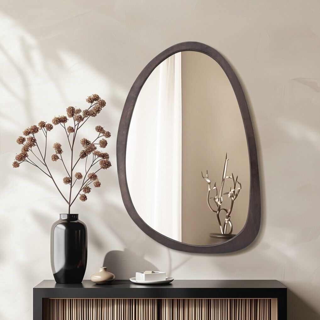 Antique Wooden Frame Wall Mirror HD 60x90cm V178-67011