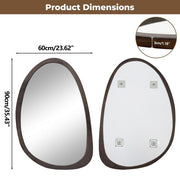 Antique Wooden Frame Wall Mirror HD 60x90cm V178-67011