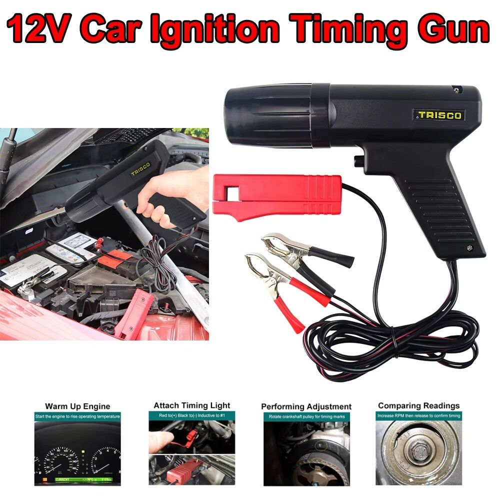 Universal 12V Ignition Timing Light Strobe Lamp 1.36m Cable V178-67012