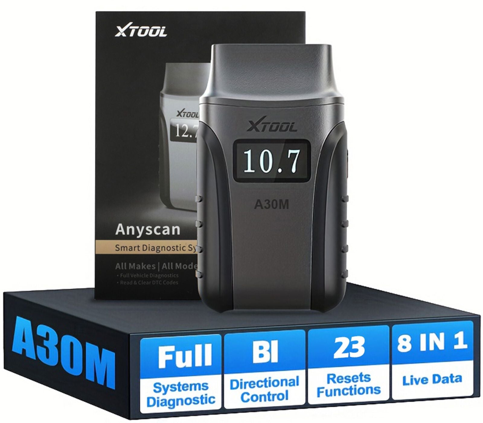 2025 A30M Bluetooth Diagnostic Scanner Global Version V178-67014