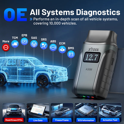2025 A30M Bluetooth Diagnostic Scanner Global Version V178-67014
