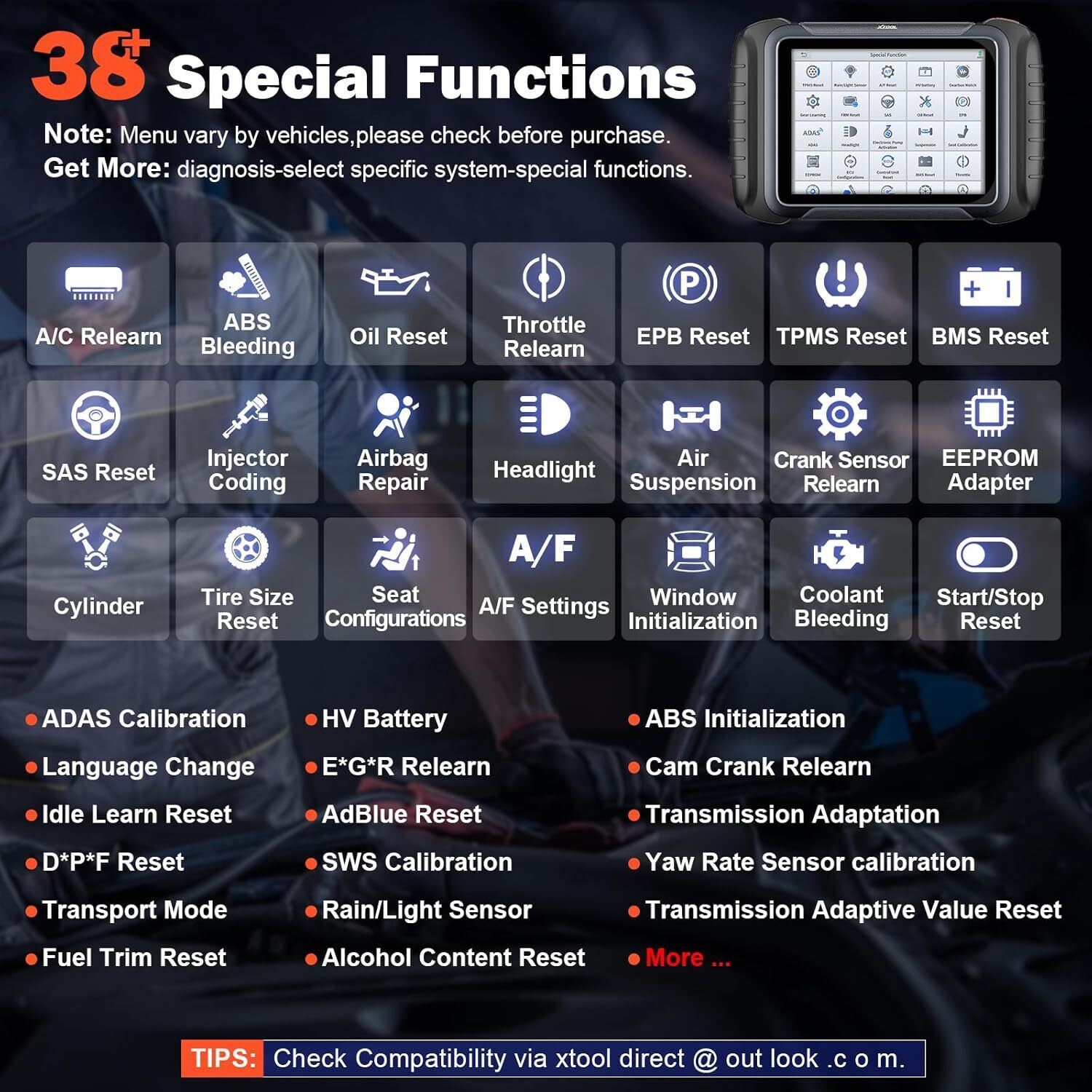 D8S OBD2 Scanner Diagnostic Tool 2025 Newest Version V178-67015