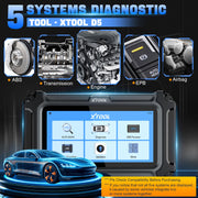 2025 D5 OBD2 Scanner ABS SRS Engine Diagnostic Tool V178-67016
