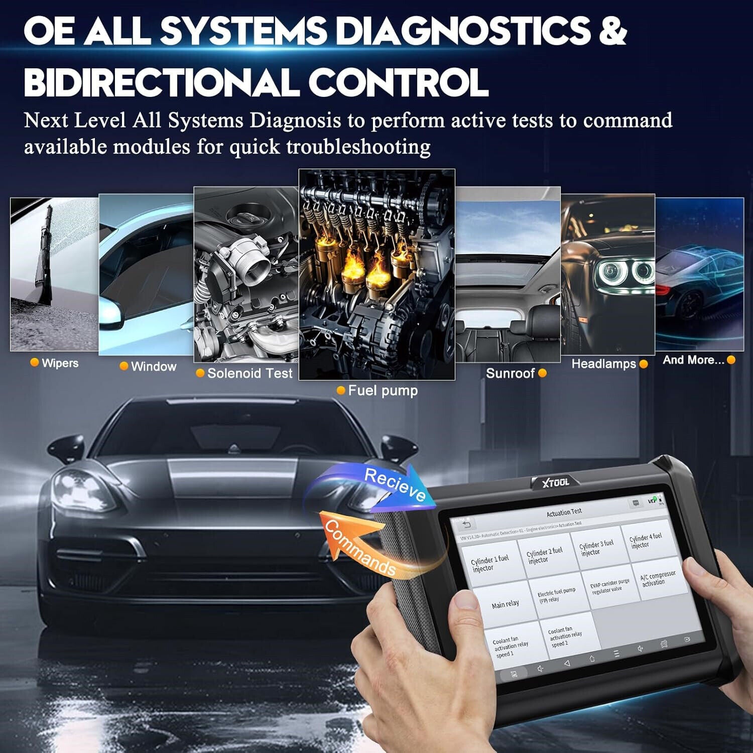 D7W Wireless OBD2 Scanner ECU Coding Key Programming V178-67017