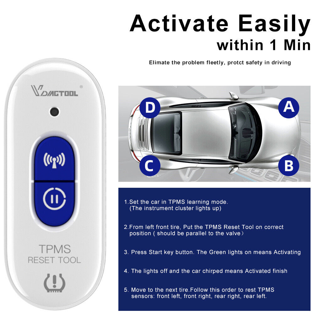 TP508 TPMS Relearn Tool for GM Tire Pressure Reset V178-67018