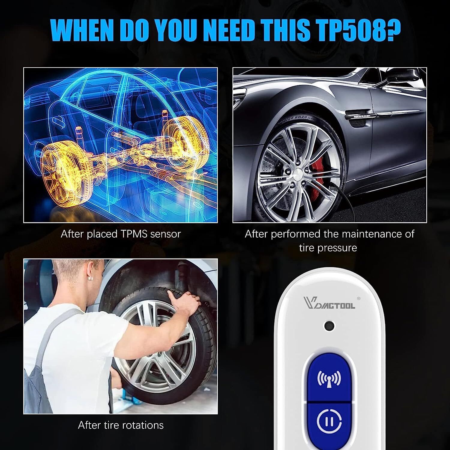TP508 TPMS Relearn Tool for GM Tire Pressure Reset V178-67018