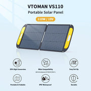 Jump 600X 600W Power Station 110W Solar Panel 10A AC/DC V178-67021