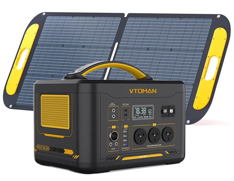 Jump 1000 1000W 1408Wh Power Station + 110W Solar Panel V178-67022