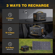 Jump 1000 1000W 1408Wh Power Station + 110W Solar Panel V178-67022