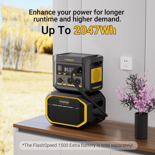 FlashSpeed 600 600W 499Wh AC/DC Portable Power Station Generator V178-67023