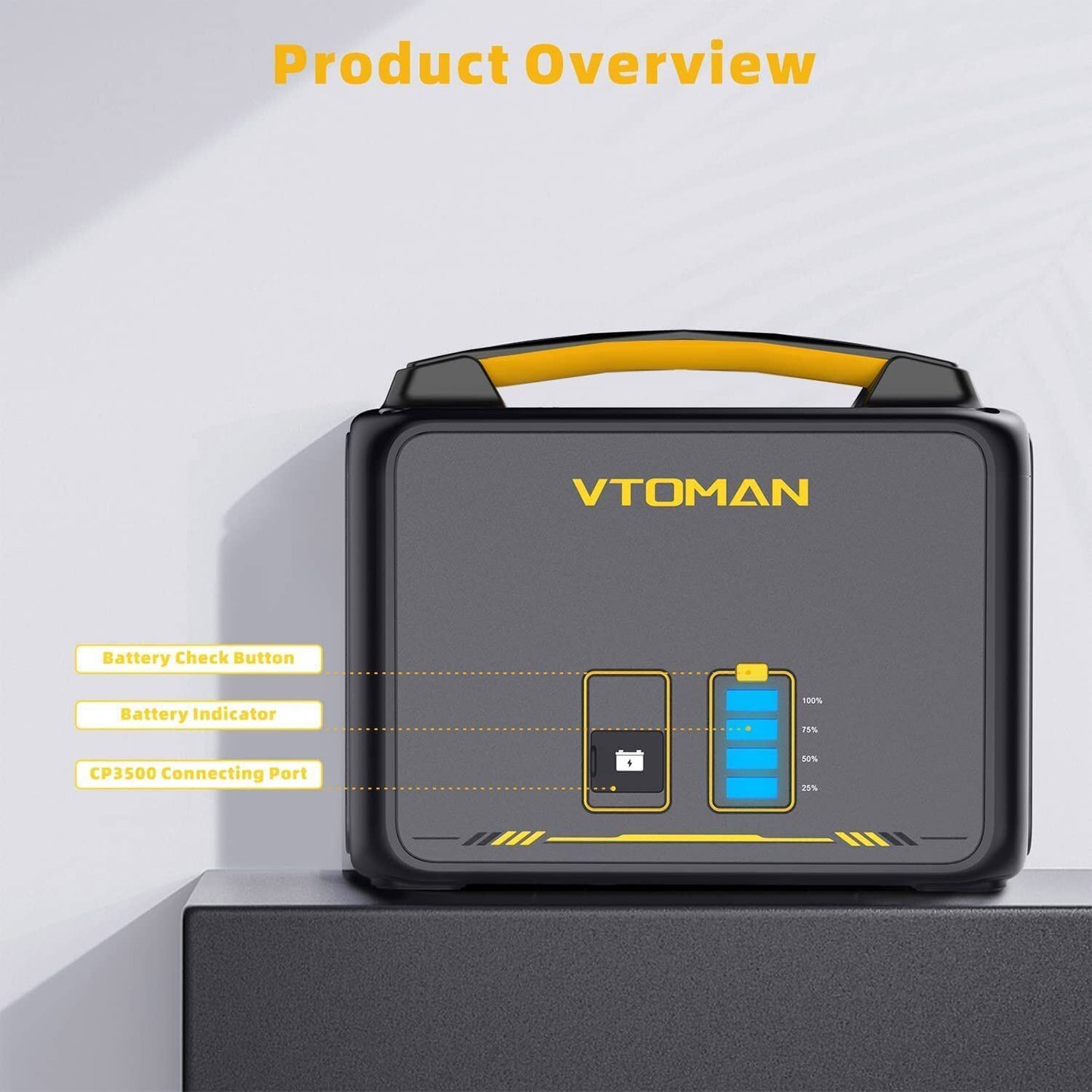 640Wh Solar Expansion Battery LiFePO4 BMS Jump 600X V178-67025