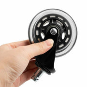 3 Swivel Rollerblade Chair Wheels, 7/16 Stem, All Floors - 5 Pack V178-67030