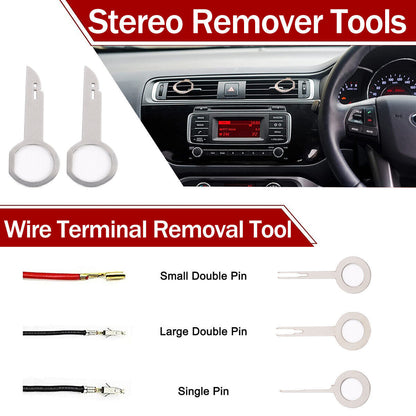 65pcs Car Trim Removal Tool Set Pry Bar Dash Kit V178-67032
