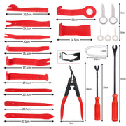 65pcs Car Trim Removal Tool Set Pry Bar Dash Kit V178-67032