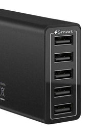 40W 5-Port USB Wall Charger Fast AC Adapter Multi Travel V178-67033