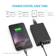 40W 5-Port USB Wall Charger Fast AC Adapter Multi Travel V178-67033