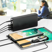 40W 5-Port USB Wall Charger Fast AC Adapter Multi Travel V178-67033