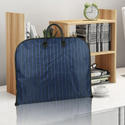 Blue Men Suit Garment Bag Zippered Dustproof Travel Organizer V178-67035