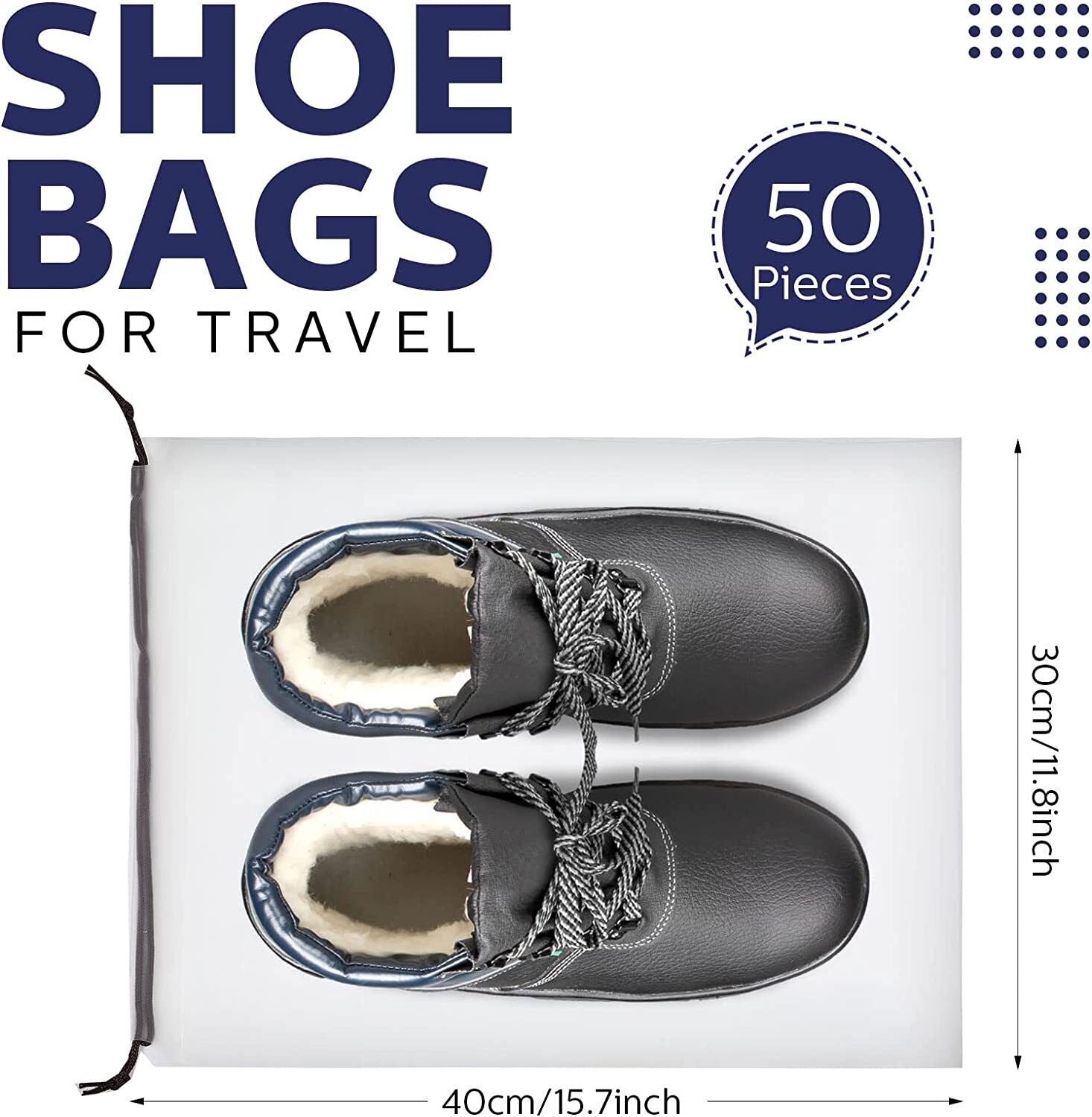 10PCS Travel Shoe Bags Portable Storage Pouch Drawstring Dust Organizer V178-67045