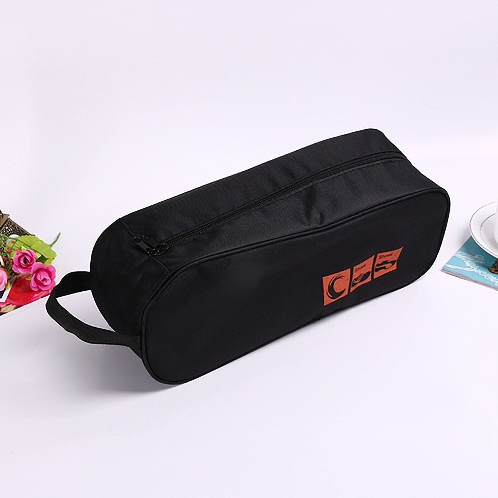 Portable Waterproof Shoe Bag with View Window 13cm High V178-67046