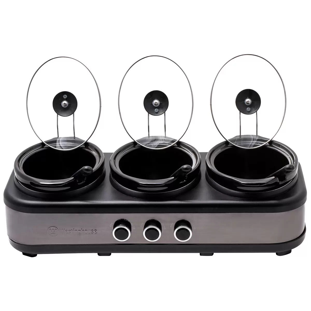 Westinghouse Slow Cooker Ceramic Pots 3 x 2.5L V178-67245