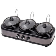 Westinghouse Slow Cooker Ceramic Pots 3 x 2.5L V178-67245