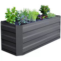 Slimline Garden Bed 120 x 45 x 45cm Charcoal V178-67249