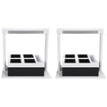 2 x Herb Lamp LED 4 Pot Grower 37 x 22 x 36cm V178-67257