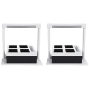 2 x Herb Lamp LED 4 Pot Grower 37 x 22 x 36cm V178-67257