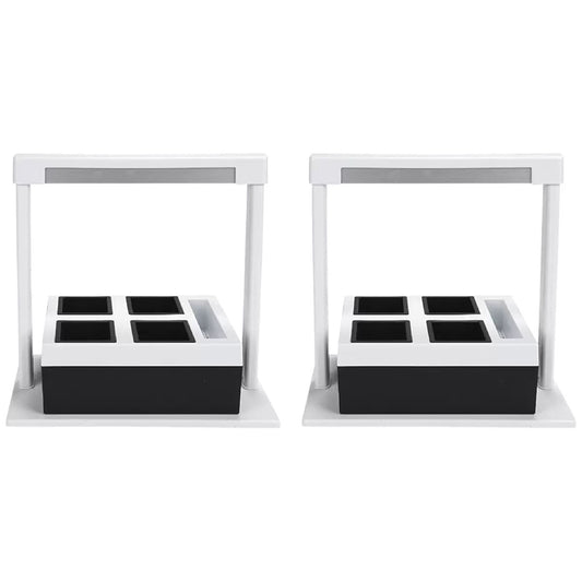 2 x Herb Lamp LED 4 Pot Grower 37 x 22 x 36cm V178-67257